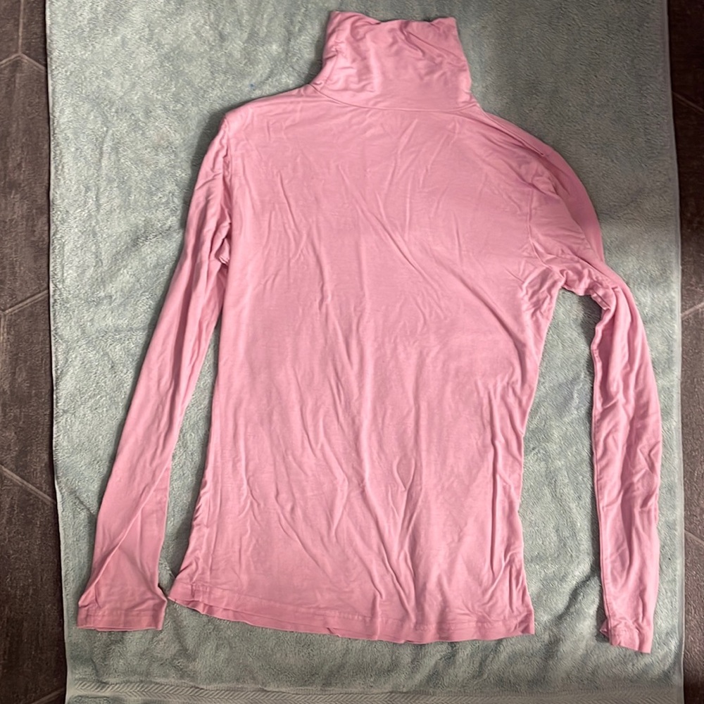 Tween pink turtleneck